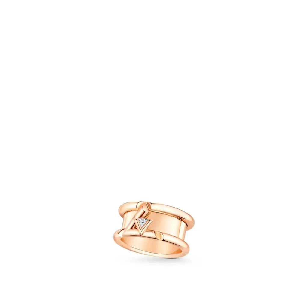 LV VOLT 18K gold diamond ring product photograph