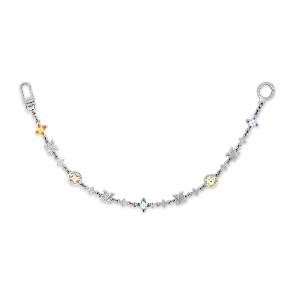MONOGRAM FLOWER CHAIN BELT