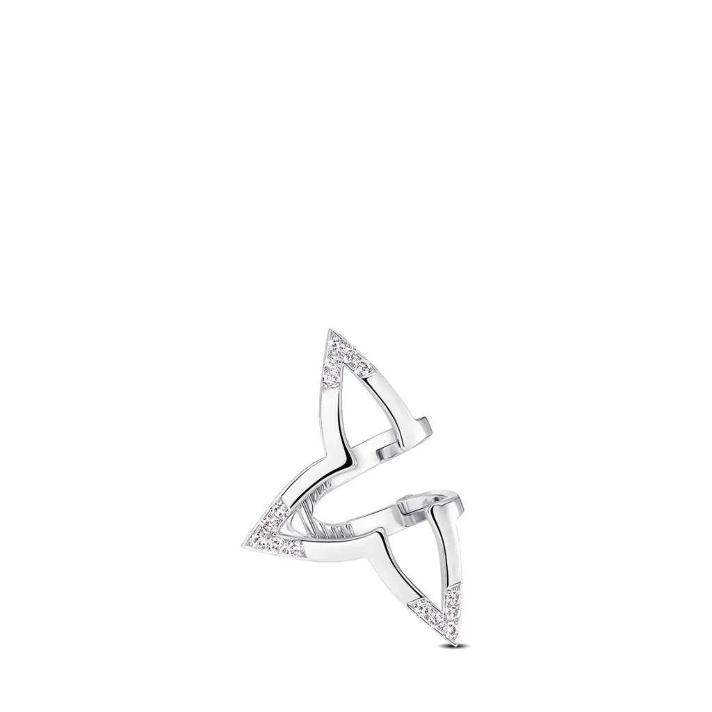 OMBRE BLOSSOM 18K Gold Diamond Ear Clips product photograph