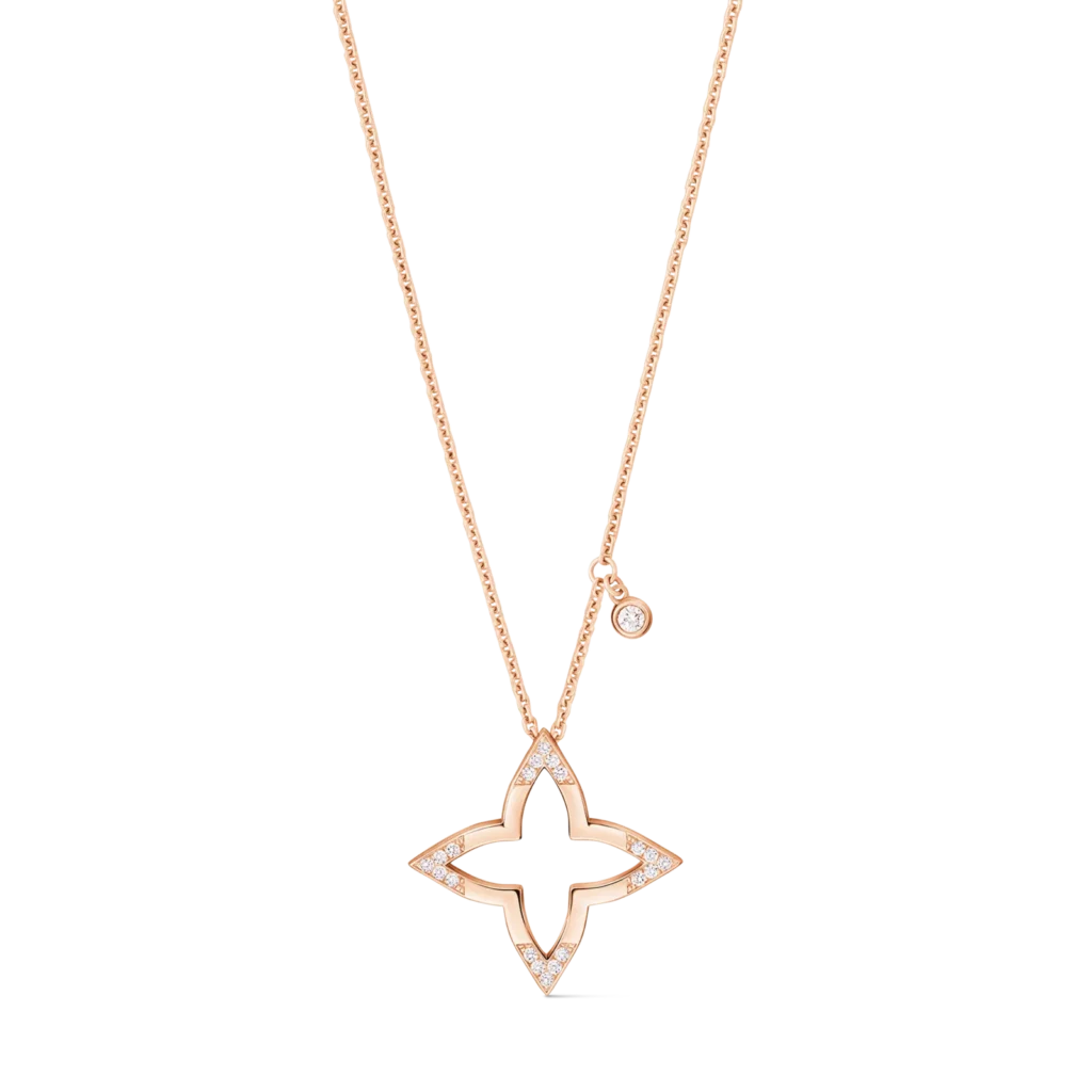 OMBRE BLOSSOM 18K Gold Diamond Necklace