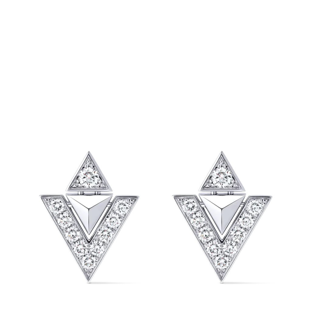 PURE V 18K Gold Diamond Earrings