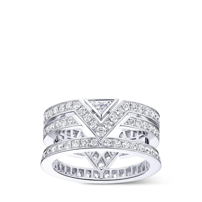 PURE V 18K gold (white) diamond ring