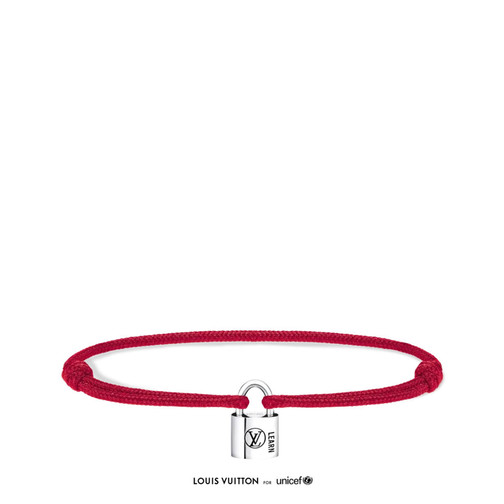 SILVER LOCKIT 925 Silver Coated Polyester Fiber Rope Bracelet