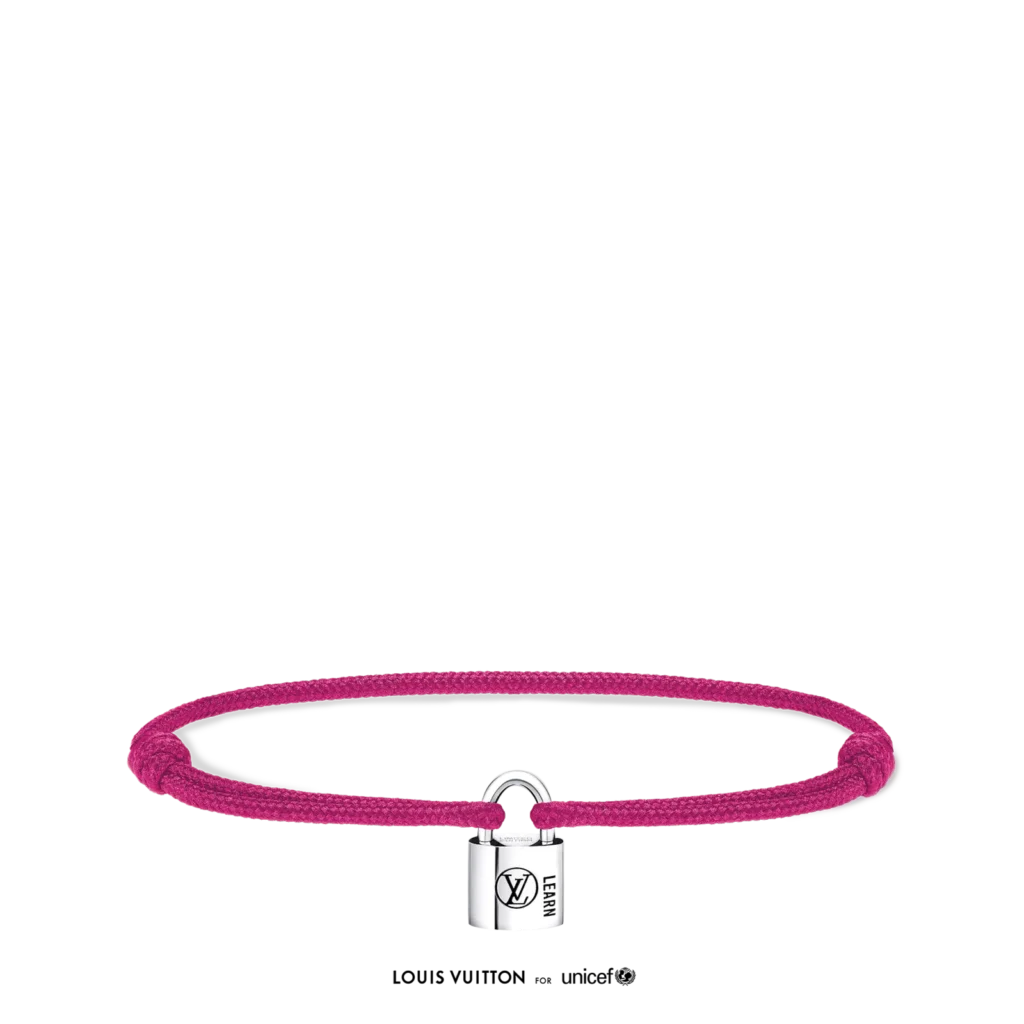 SILVER LOCKIT 925 Silver Coated Polyester Fiber Rope Bracelet
