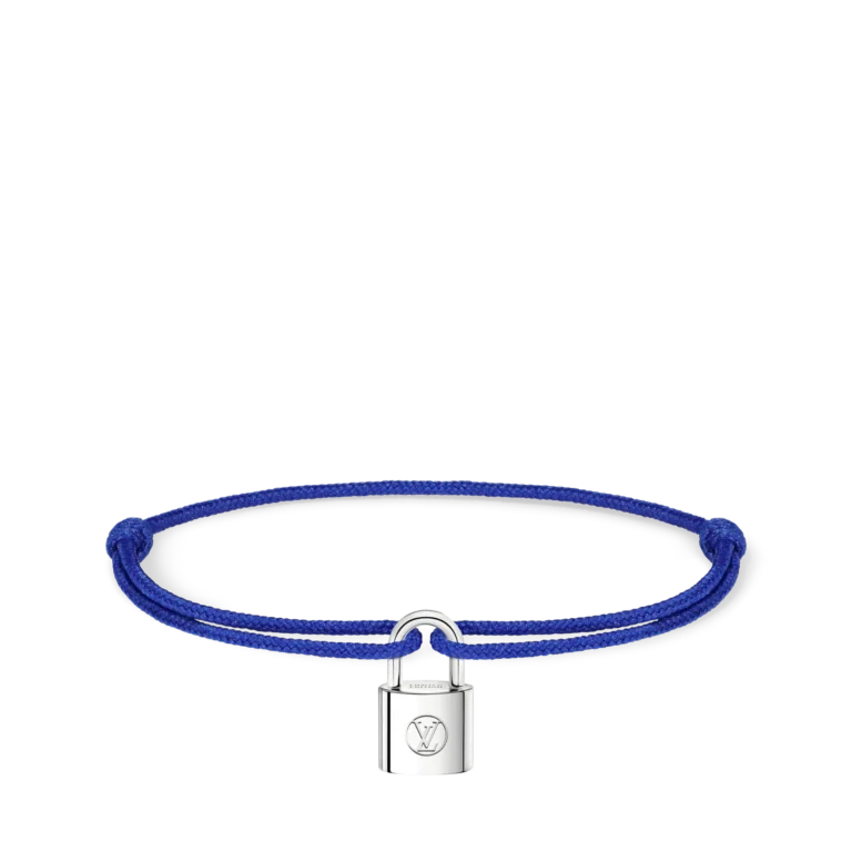 SILVER LOCKIT 925 silver polyester fiber bracelet