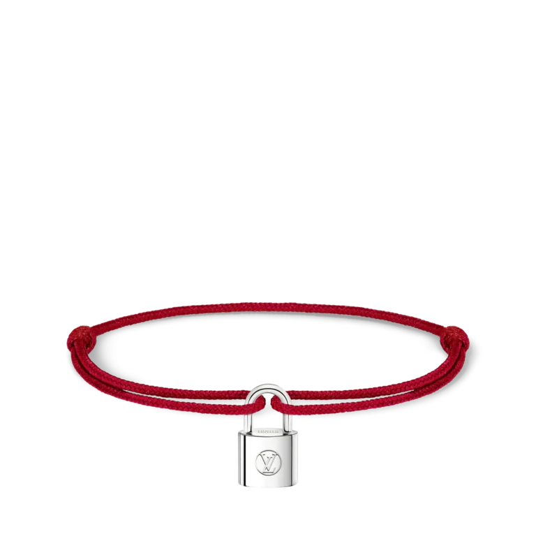 SILVER LOCKIT 925 silver polyester fiber bracelet