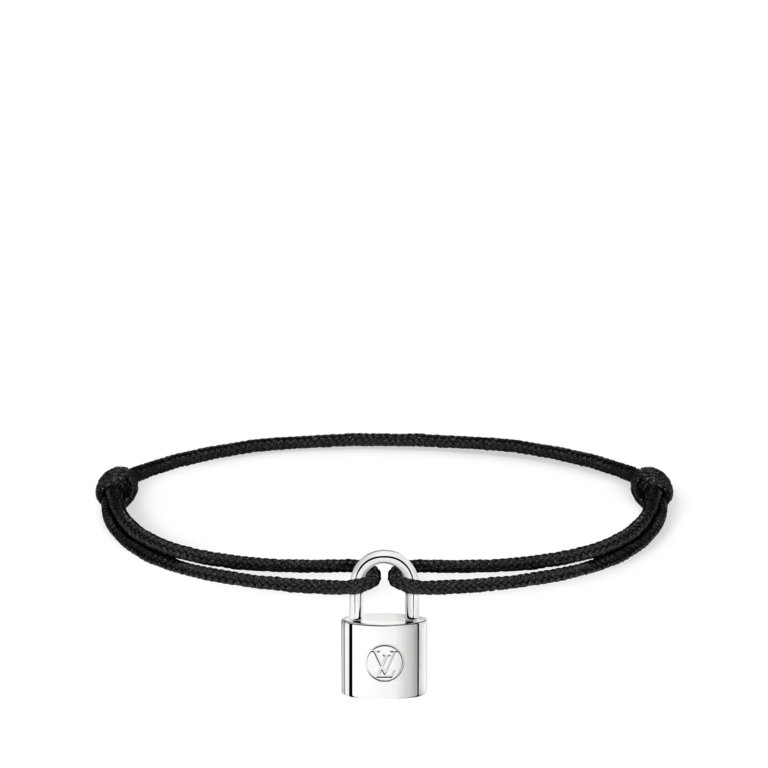 SILVER LOCKIT 925 silver polyester fiber bracelet