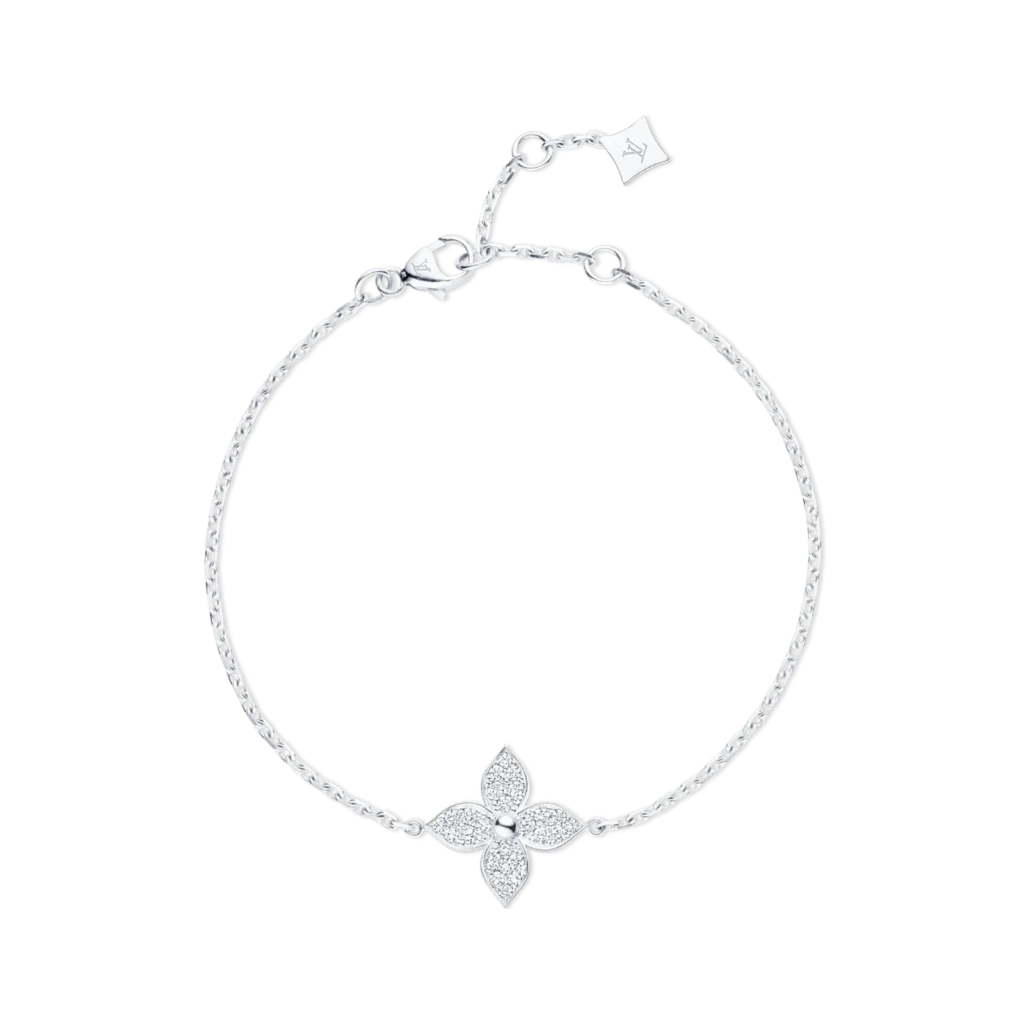 Star Blossom 18K Gold Diamond Bracelet product photograph