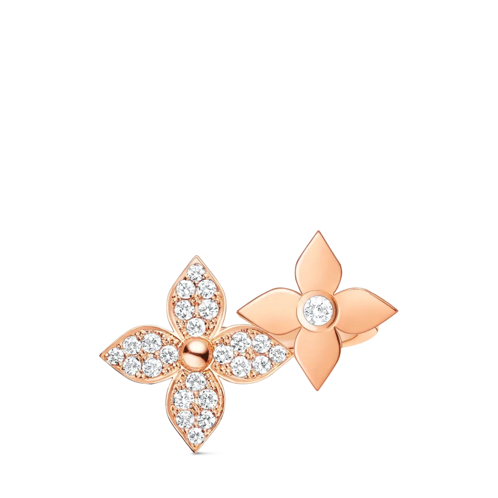 STAR BLOSSOM 18K Gold Diamond Ring product photograph