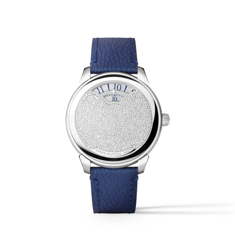 TAMBOUR CONVERGENCE Platinum Diamond Automatic Watch, 37 mm