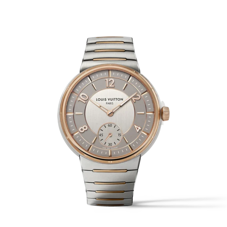 TAMBOUR Stainless Steel 18K Gold (Rose Gold) Automatic Watch, 40mm