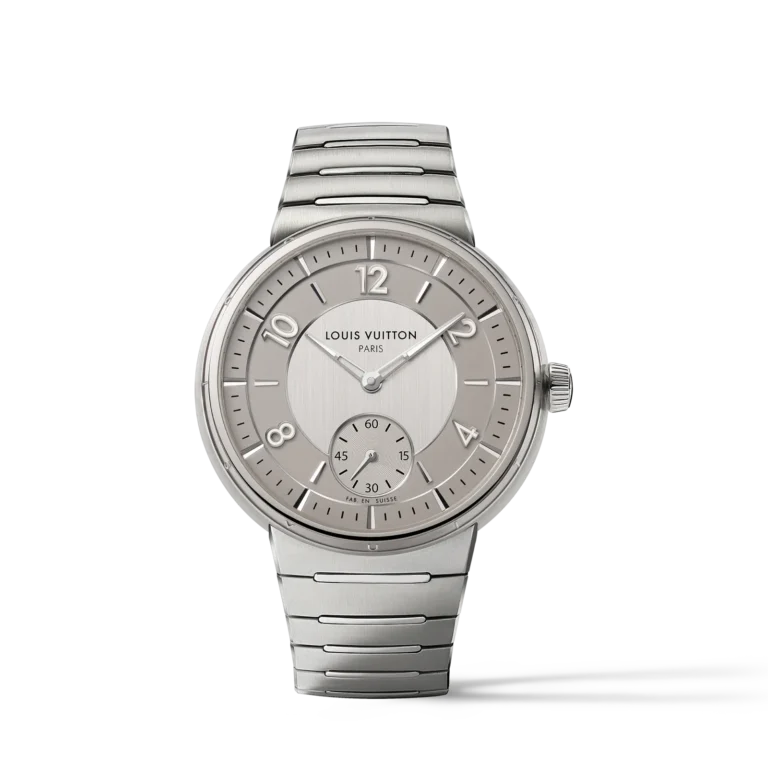 TAMBOUR stainless steel automatic watch, 40 mm