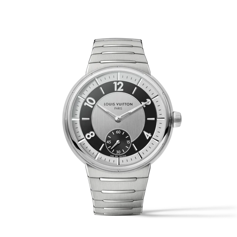 TAMBOUR stainless steel automatic watch, 40 mm