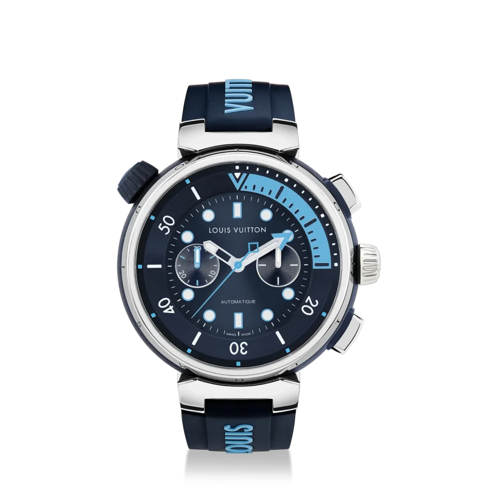 TAMBOUR STREET DIVER stainless steel automatic chronograph, 46 mm product photograph