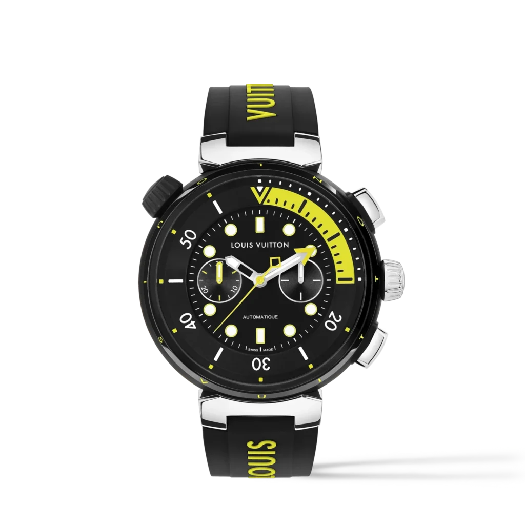 TAMBOUR STREET DIVER stainless steel automatic chronograph, 46 mm product photograph