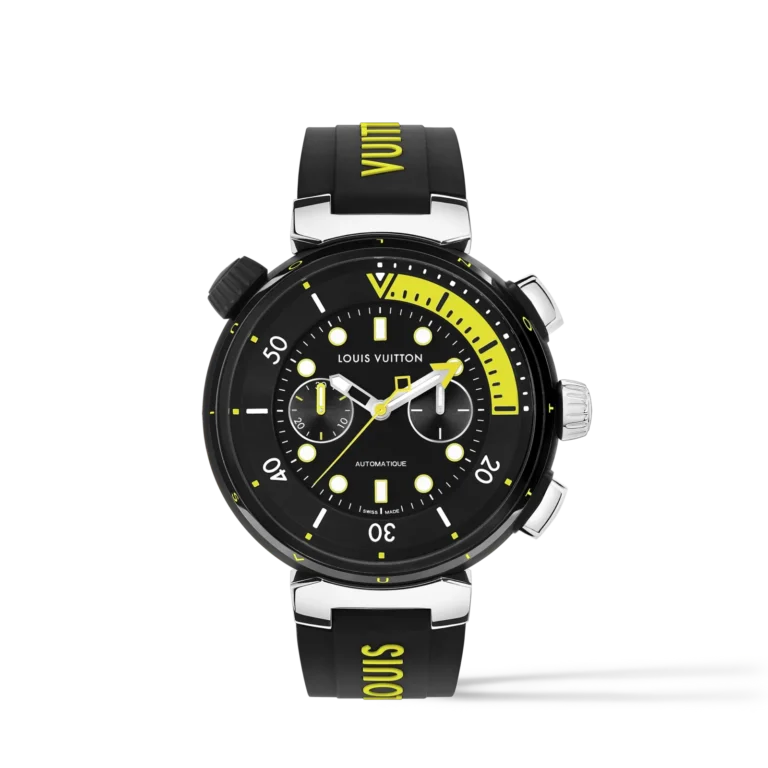 TAMBOUR STREET DIVER stainless steel automatic chronograph, 46 mm