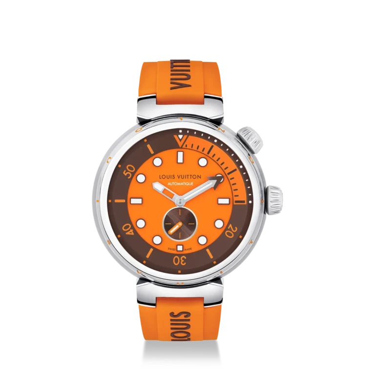 TAMBOUR STREET DIVER stainless steel automatic watch, 44 mm