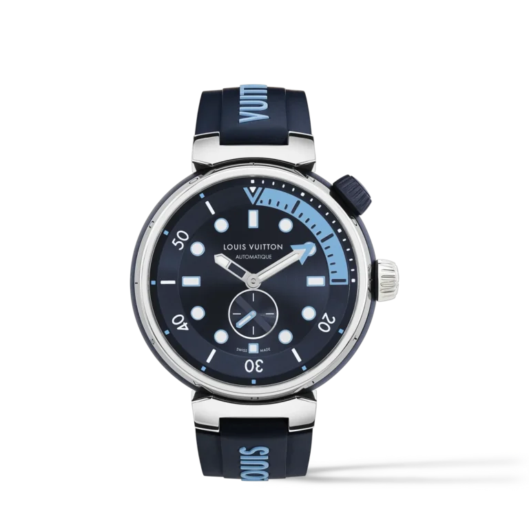 TAMBOUR STREET DIVER stainless steel automatic watch, 44 mm
