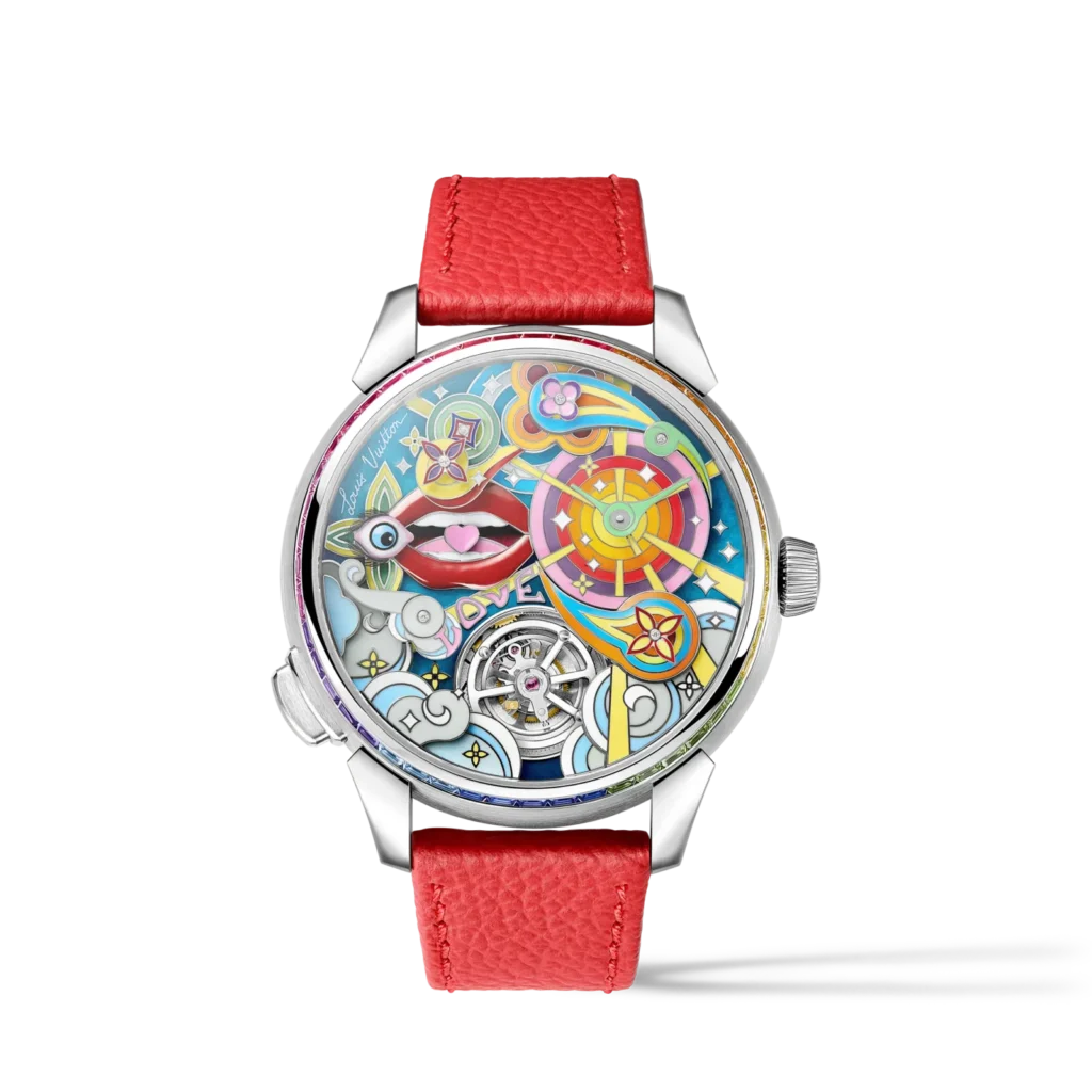 TAMBOUR TAIKO ARTY 18K Gold (White) Automaton Watch, Automatic, 42 mm product photograph