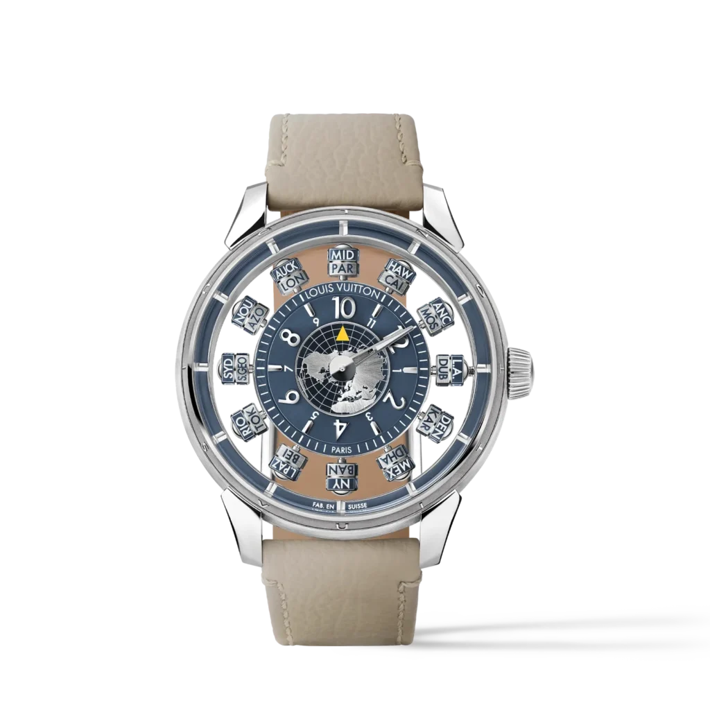 TAMBOUR TAIKO SPIN TIME AIR ANTIPODE 18K Gold (White) Automatic Watch, 42.5 mm product photograph
