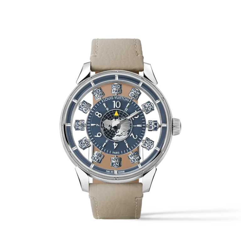 TAMBOUR TAIKO SPIN TIME AIR ANTIPODE 18K Gold (White) Automatic Watch, 42.5 mm