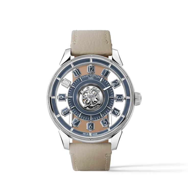 TAMBOUR TAIKO SPIN TIME AIR FLYING TOURBILLON 18K gold (white) automatic watch, 42.5 mm