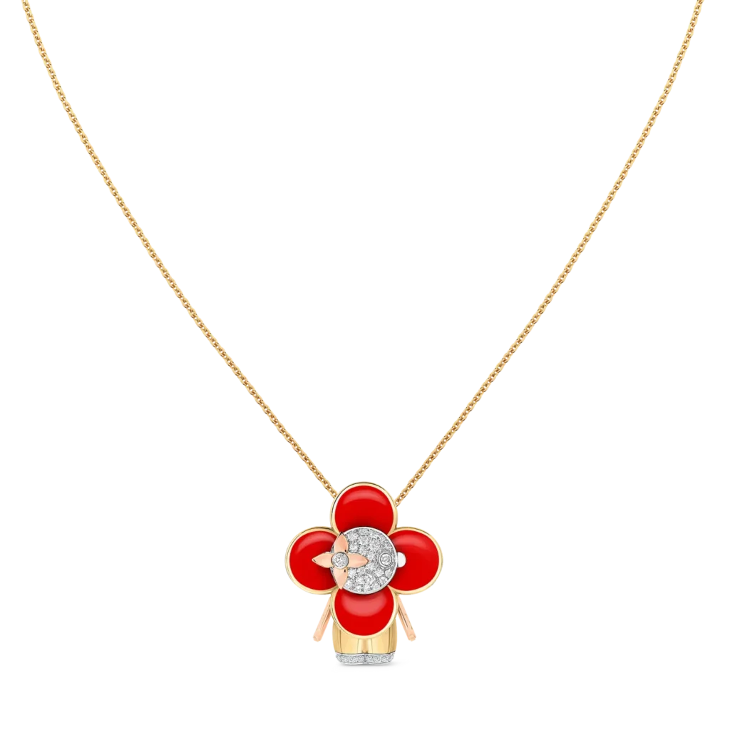 VIVIENNE 18K GOLD DIAMOND NECKLACE
