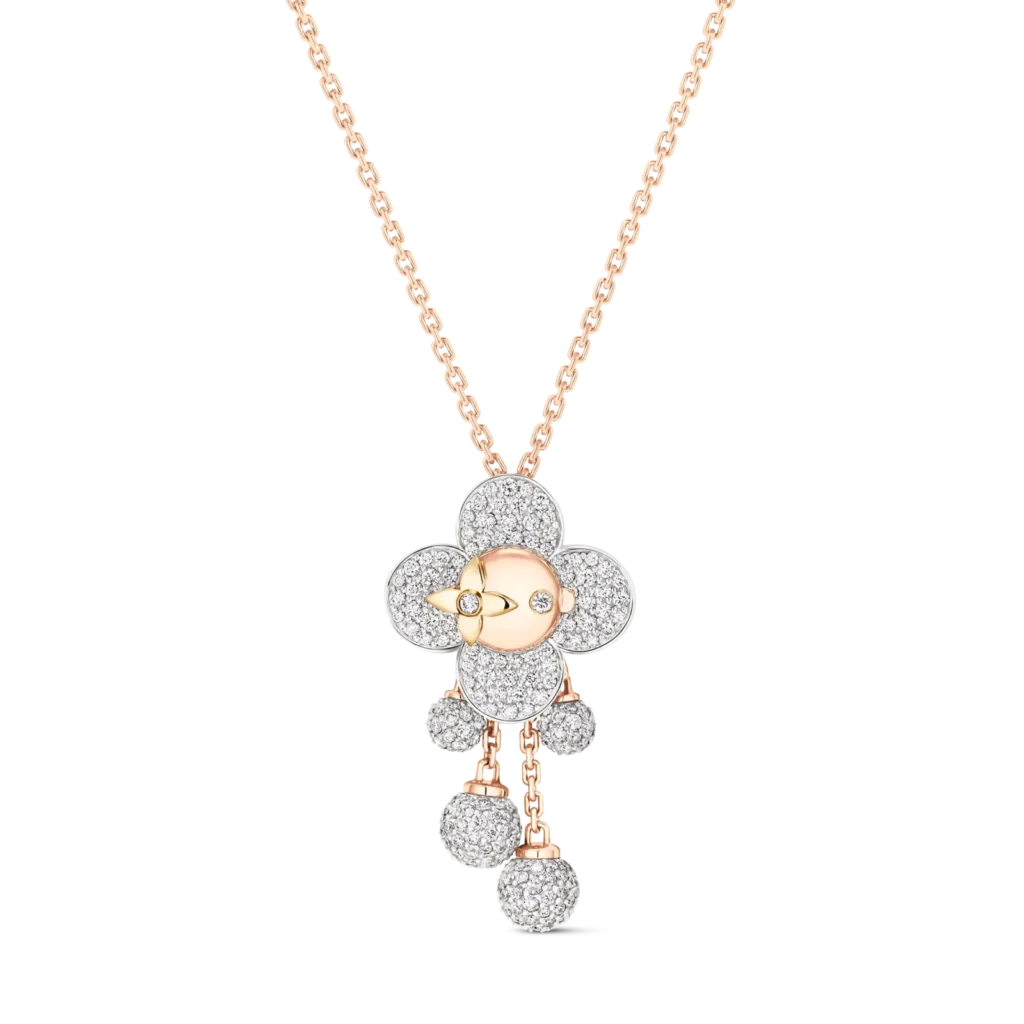 VIVIENNE 18K GOLD DIAMOND NECKLACE